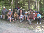 The Paddlers at the start of the trip