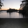 Sunset from beach at Saugeen Nation