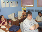 Bill Perrault (Post Secondary Program Coordinator), Tammy Thibault (Curriculum Developer), Christine Borden (Systems Administrat