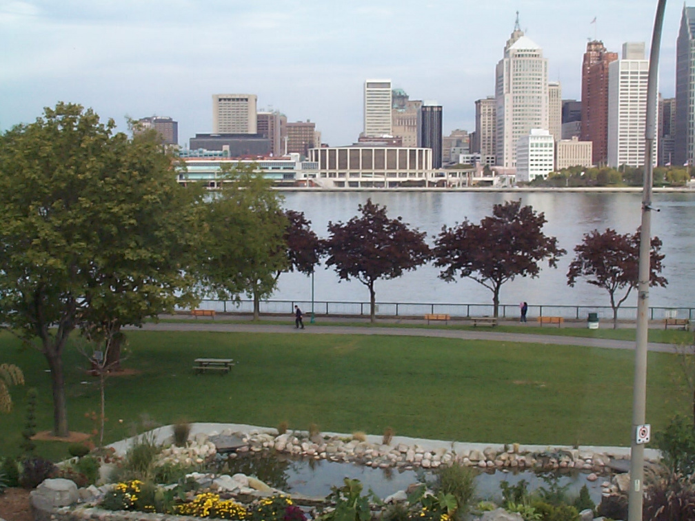 Another view of Detroit from the conference centre