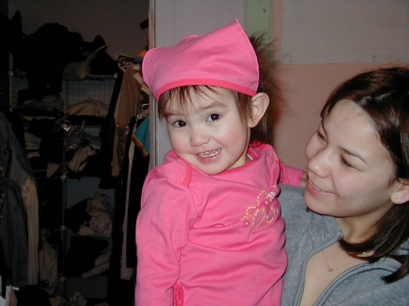Day before her B-day with mom