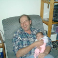 With granddad, March 14, 1999
