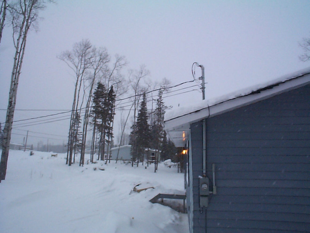 This is the police station. It will be next to hook up. It needs larger cables to be hooked up to the businesses.