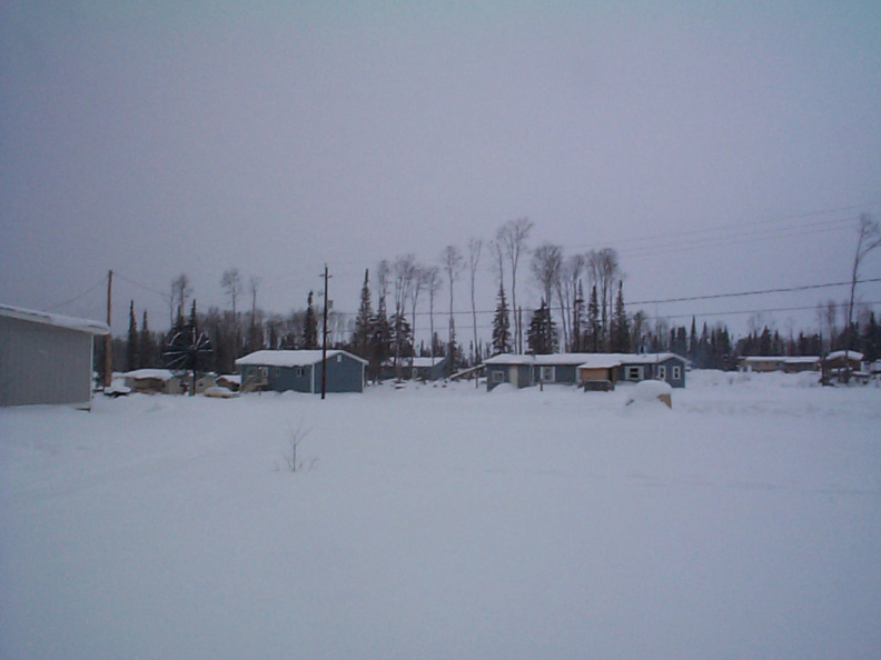 all these houses have cable lines hooked up to them. But the actual hooking up inside the homes hasn't started yet.