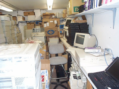 All the remaining computers are now in the KO Workshop / Office at 115 King Street (thanks to Dan, John and Jamie for moving all