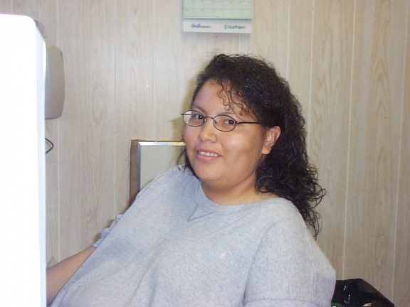 Sonya Nothing, CAP worker...hard at work