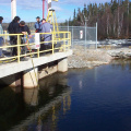 Air bubbles indicates where the diver is still salvaging the debris.