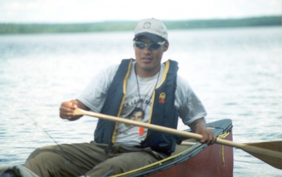 Shots of the paddlers - Jeremy Sawanas (with his Rick Leon Meekis Memorial t-shirt)