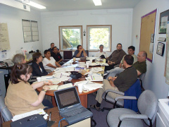 June 16-18,2002 meeting of FN Schoolnet Helpdesks in the SLAAMB conference room in Sioux Lookout