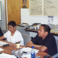 (L-R) Rachel Roy (Ottawa), Diane Cameron (BC/Alberta) and Jeff Cappo (Saskatchewan)