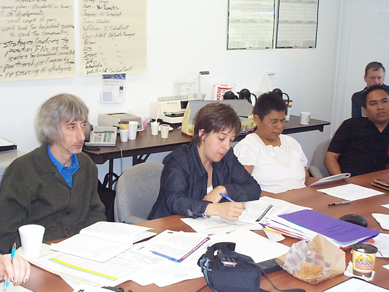 (L-R) Will Dubitsky and Rachel (Ottawa), Diane, Jeff and there is John back in that far corner :)