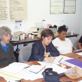 (L-R) Will Dubitsky and Rachel (Ottawa), Diane, Jeff and there is John back in that far corner :)