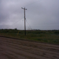 About 10:30AM a gravel truck tore through the hydro line serving the Fort Severn Airport. This mishap caused a power outage for