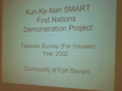 Reviewing some of the information from the 2002 household surveys provided the team with some discussion areas for each of the w