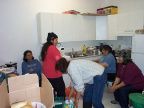 The Fort Severn women worked hard to make sure there was enough food for everyone