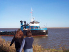 The &quot;Hudson Bay Explorer&quot;
is the name of the Tug Boat