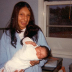 Mary Matthews and her son Gary (July 1973)