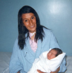Agnes Matthews and her daughter Colleen (August 1974)