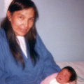 Sarah Bluecoat and her son John Thomas (February 1980)