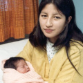 Mary Anderson and daughter Kimberley Karen (December 1981)