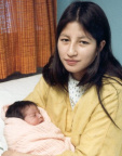 Mary Anderson and daughter Kimberley Karen (December 1981)