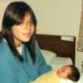 Linda Miles and her daughter Rosanne (October 1982)