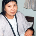 Annie Gray and her son John Jeffrey (November 1984)