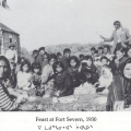 Feast at Fort Severn, taken in 1930 from "the Kayahna ... Occupancy Study" published in 1985