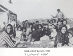 Feast at Fort Severn, taken in 1930 from &quot;the Kayahna ... Occupancy Study&quot; published in 1985