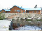 The Band office from the dock