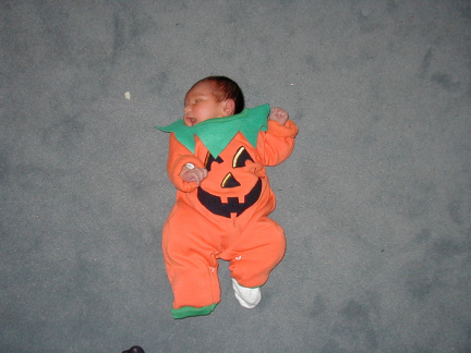 First Halloween - October 31, 2002
