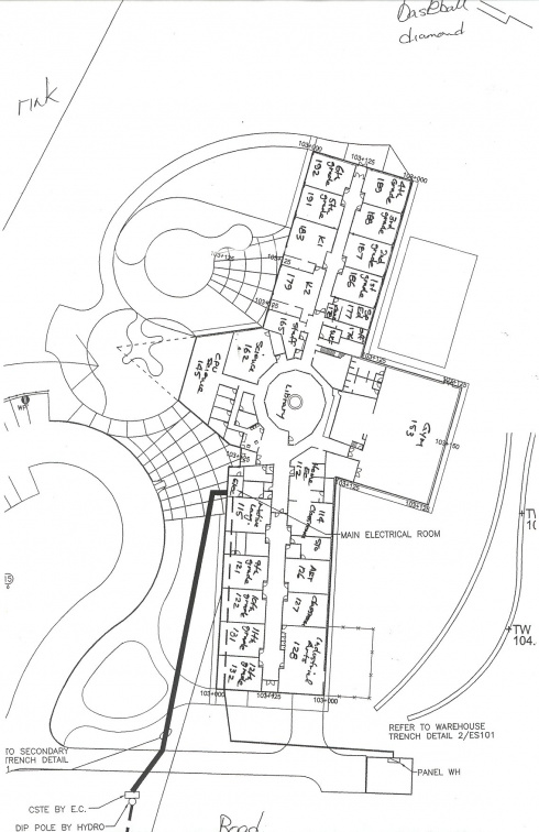 Deer Lake School Floor Plan - August 2001