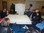 getting information together using the spray diagram