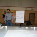 Thats Dan on the left, Darrin by the flip chart asking questions.