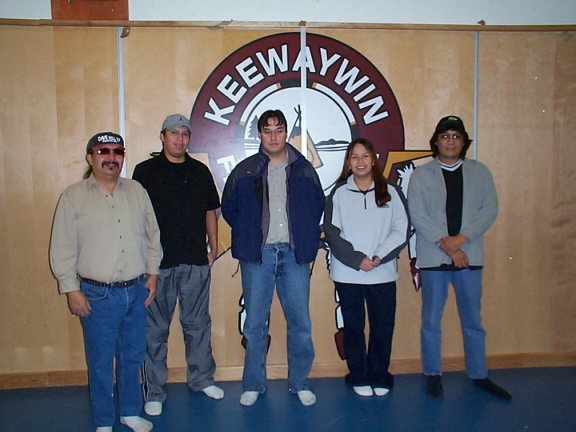 Here we are having a group shot with Jesse Fiddler. Our portal animator.