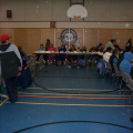 The middle angle of the feast. Up ahead is the head table.