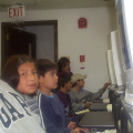 Right after school these kids come in like a hurricane hoping to get on a computer.