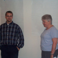 Steven Zussino and Margaret Fiddler, two of main contributor to the new KiHS e-learning environment, nicknamed Mr. ZED (after St