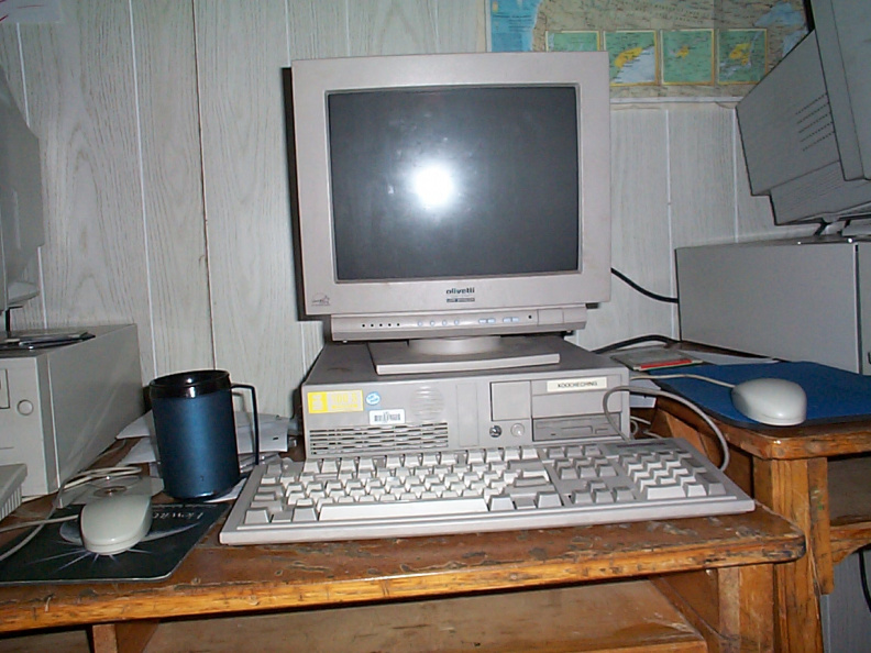 Koocheching computers. As far as we know they don't have any internet access yet.