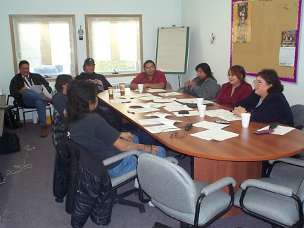 Lac Seul First Nation members showed a lot of interest in learning about small business development strategies