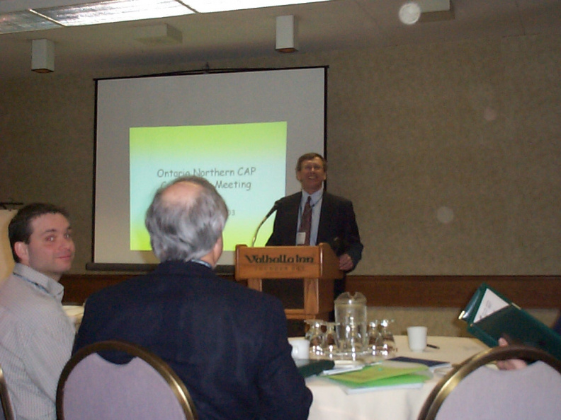 Allan Anderson, IC Ontario Region Director, opening the CAP workshop - March 25