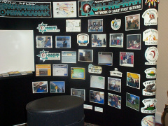The KO display booth set up at the NAN Chiefs' meeting in Thunder Bay