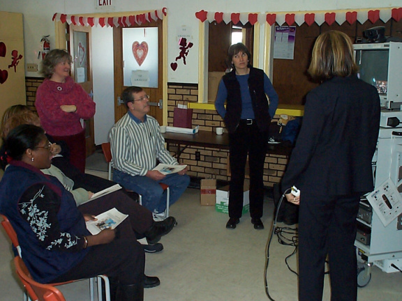 The information / training session included a live connection with Lilly Sawanas at the Deer Lake Nursing Station