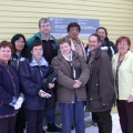 Deer Lake Nursing Station staff and visitors