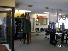 Dr. David Boyle at Red Lake airport