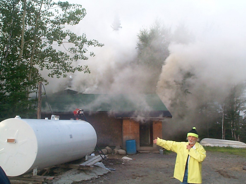 Our grade four teacher, giving direction and had a concern for safety of the people.