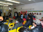 A view of community members watching the concert.