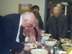 The &quot;light lunch&quot; turned out to be once again a great spread of food made by all the KO staff