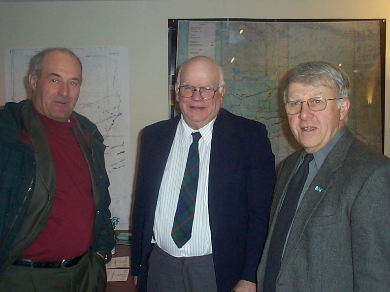 Mayor John McDonald (Sioux Lookout), Mayor Dunc Wilson (Red Lake), Mayor Sid Wintle (Dryden)