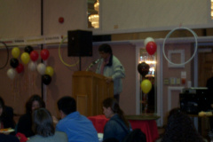 NAN Deputy Grand Chief Goyce Kakegamic spoke to the youth at the Achievement Awards